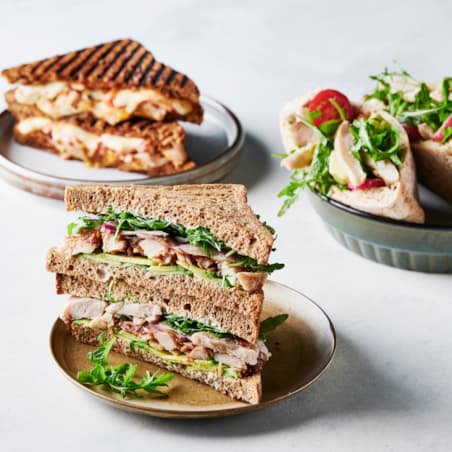 Sandwich med stegte strimler