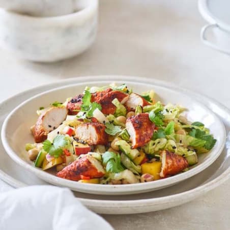 Kyllingesalat med mango, chili & koriander