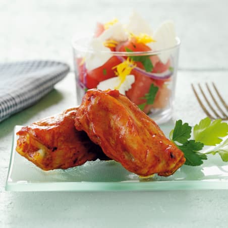 Spareribs med vandmelonsalat