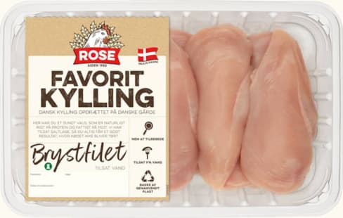 Brystfilet tilsat vand