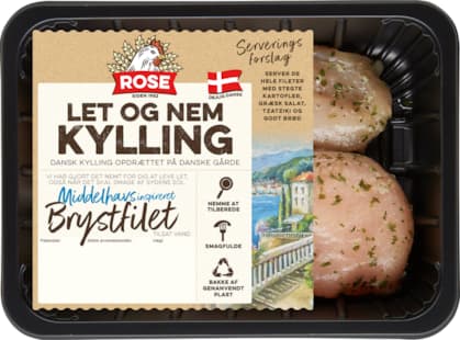 Brystfilet middelhavs inspireret
