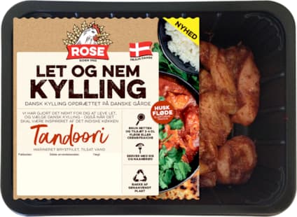 Strimler med Tandori marinade