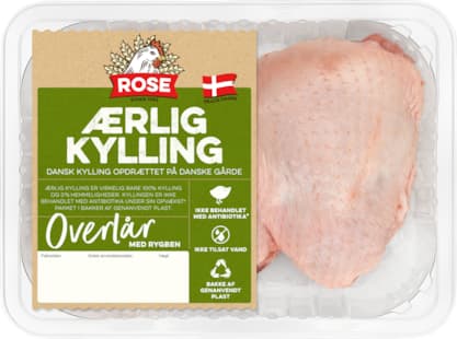 Overlår med rygben